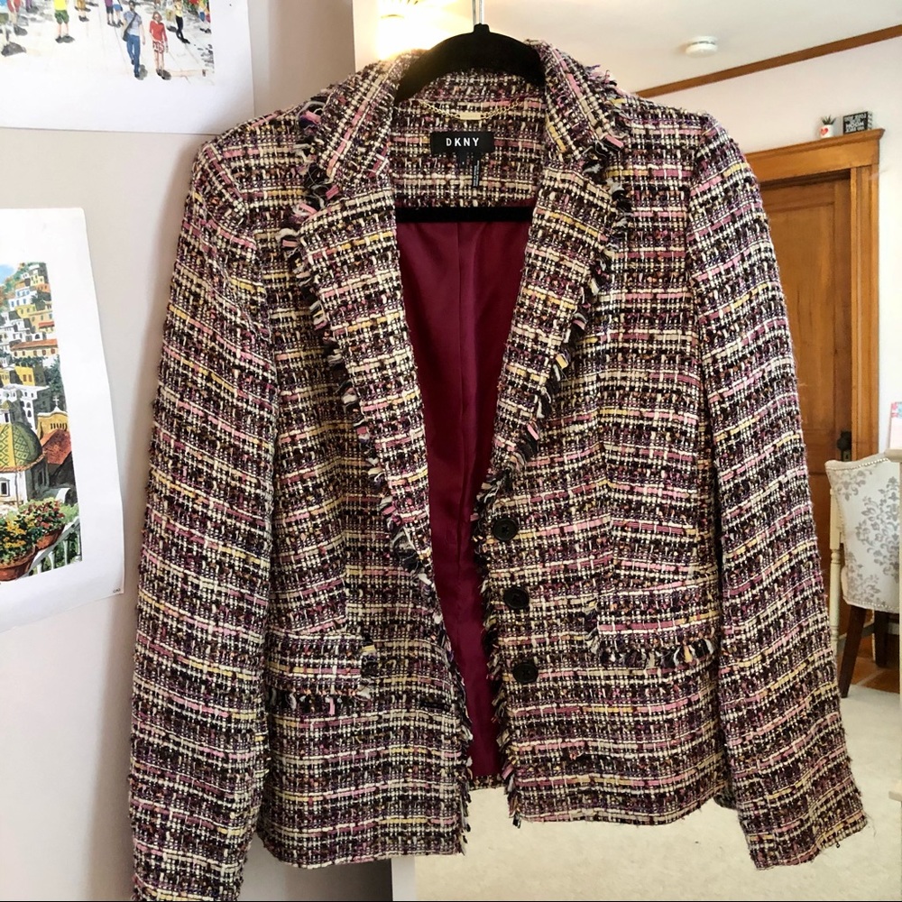 DKNY Tweed Blazer